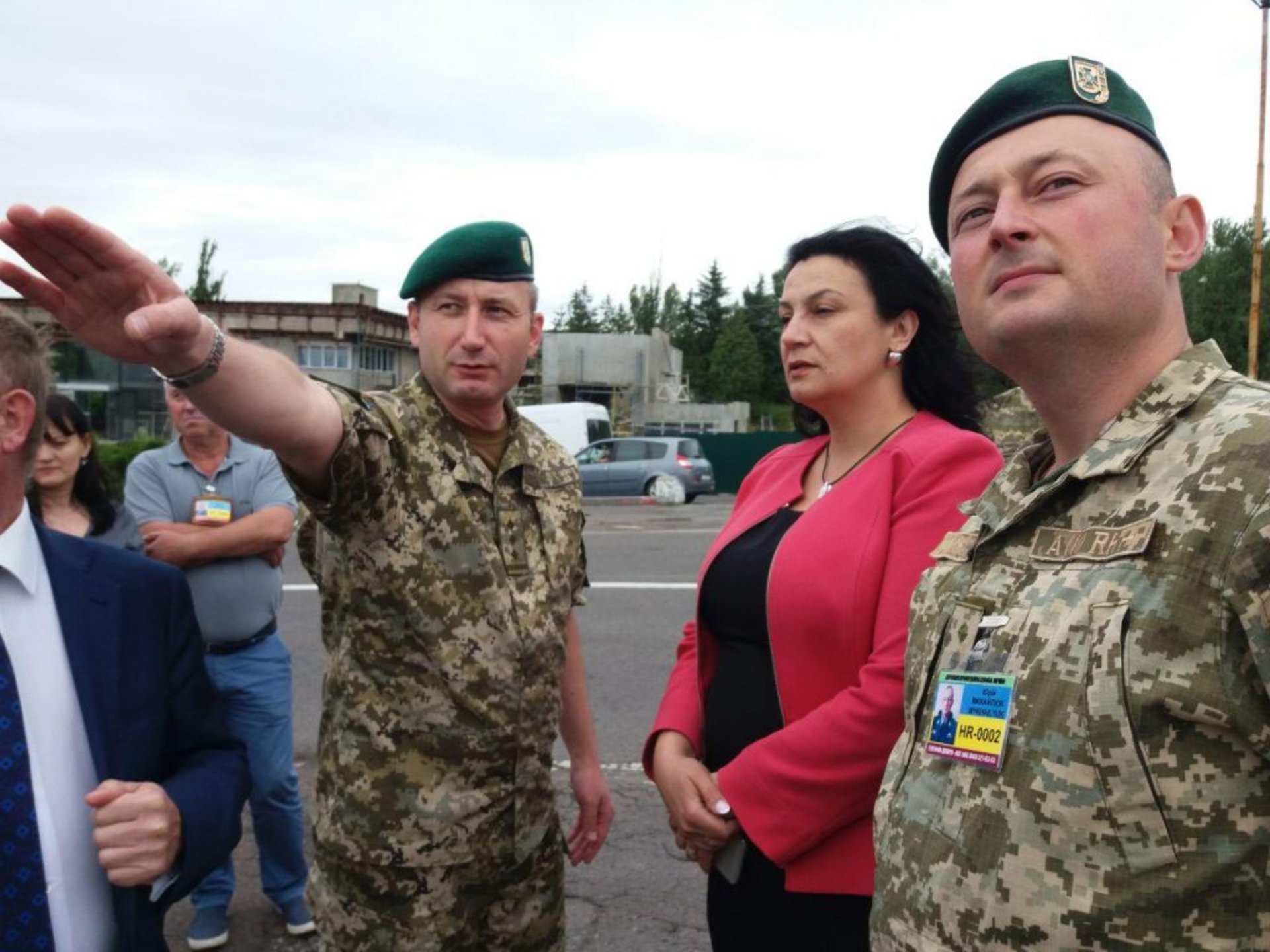 Климпуш-Цинцадзе відвідала пункт пропуску «Ужгород»