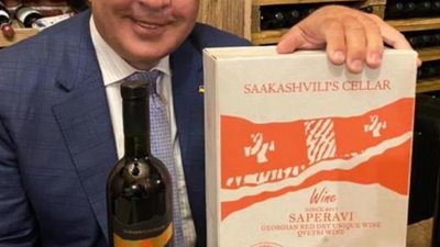 Саакашвілі сьогодні питиме грузинське вино (ФОТО)