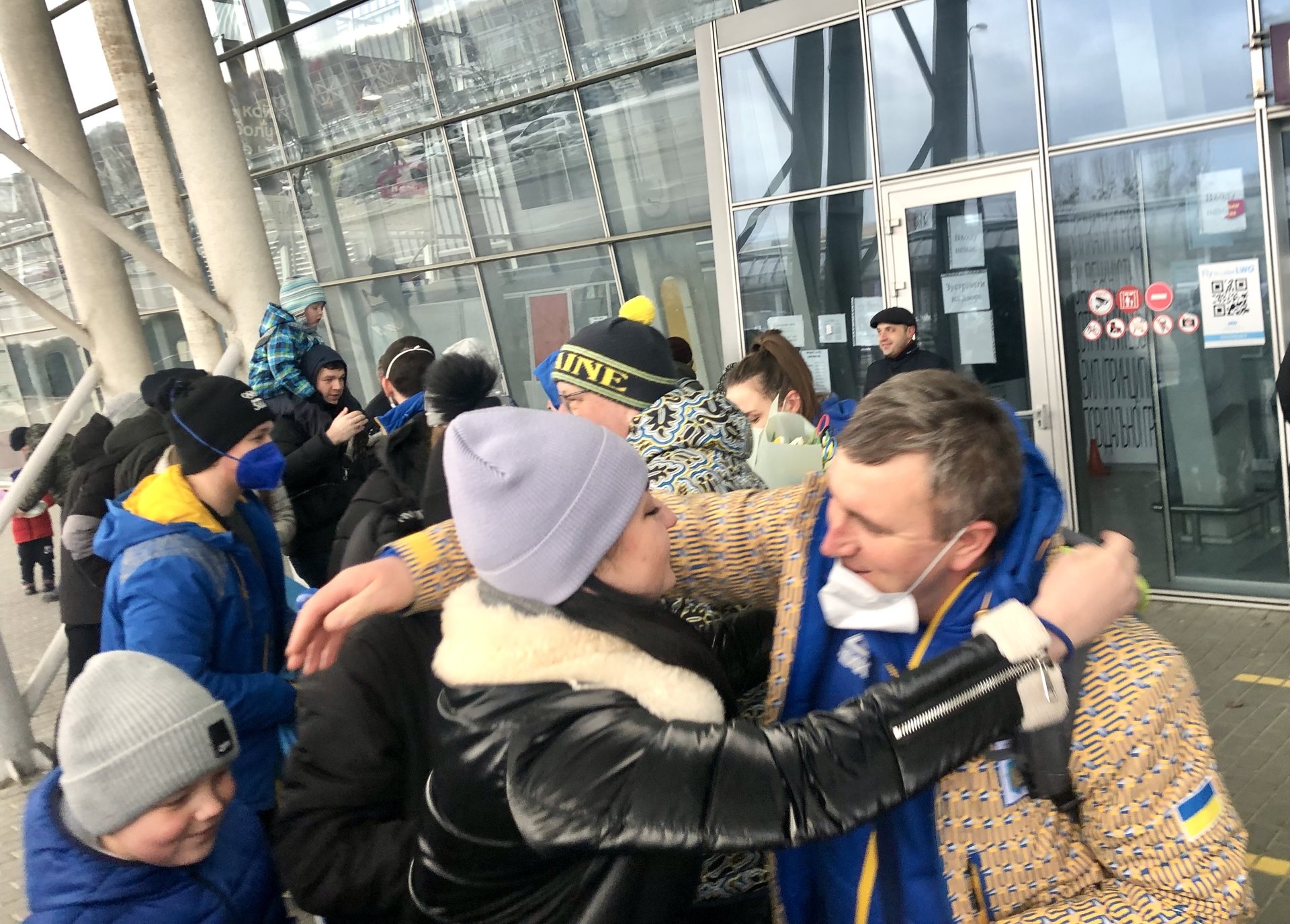 У Львові тепло зустріли національну збірну команду України з санного спорту, фото Оксани Вацеби