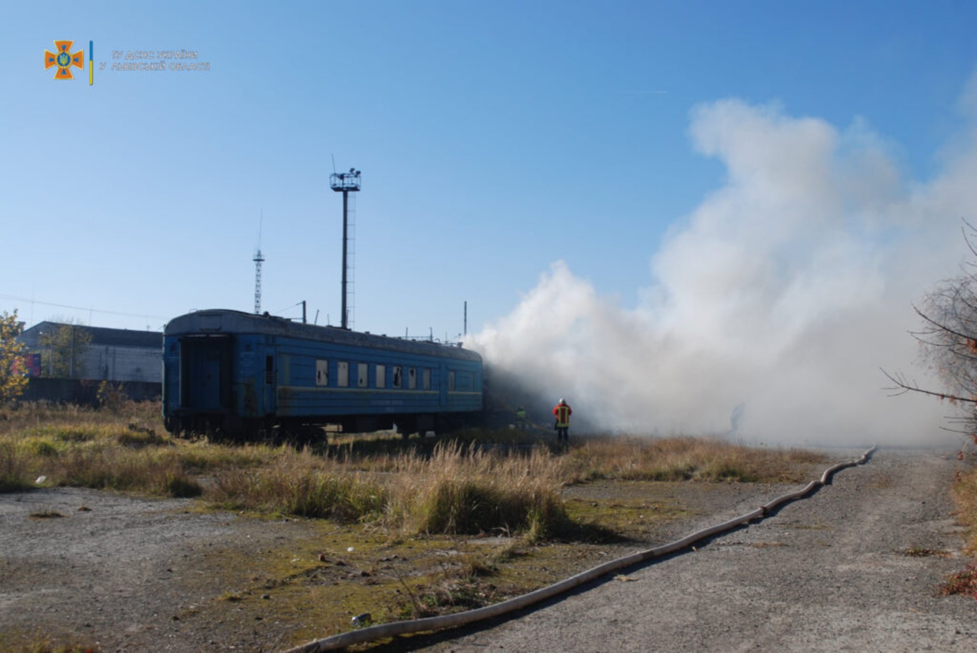 У Львові горів залізничний вагон