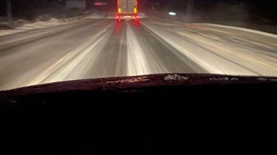 Траса "Київ - Чоп" вкрилась ожеледицею (ФОТО)