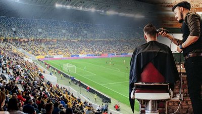 У Львові під час футбольного матчу уболівальників безкоштовно стригтимуть
