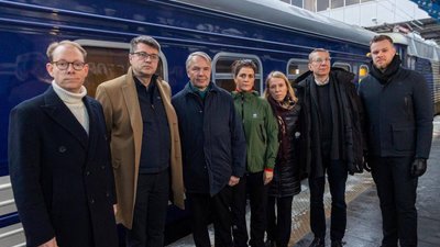 До Києва приїхали голови МЗС Естонії, Фінляндії, Ісландії, Латвії, Литви, Норвегії та Швеції