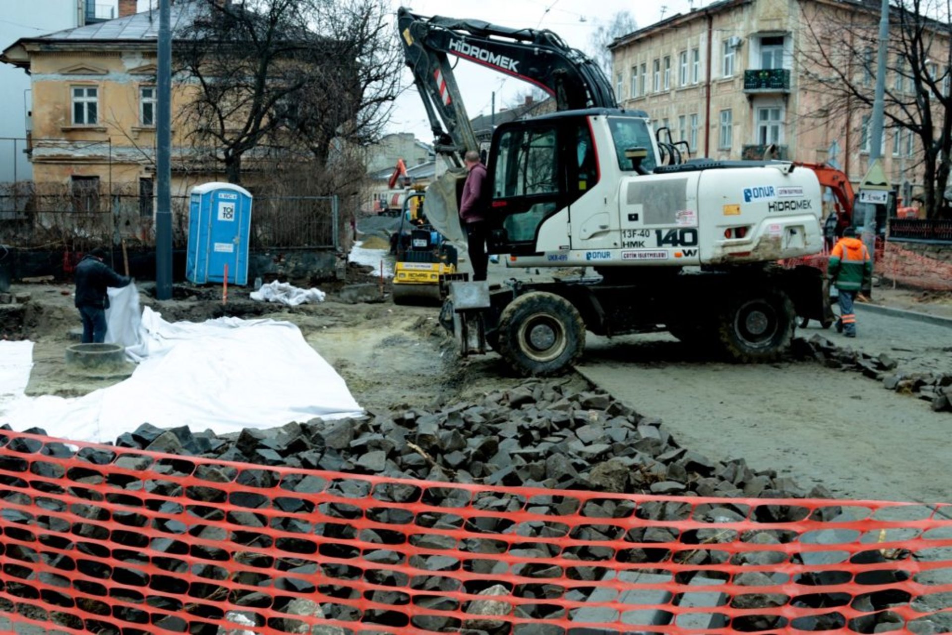 Ремонт вулиці Замарстинівської. Фото Назарій Юськів, 4studio