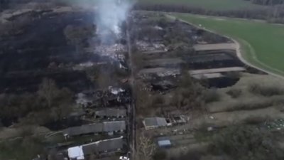 У Білорусі через палія трави згоріло ціле село (ВІДЕО)