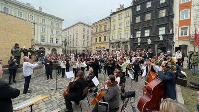У Львові провели музичну акцію «Єднаймося мільйони»