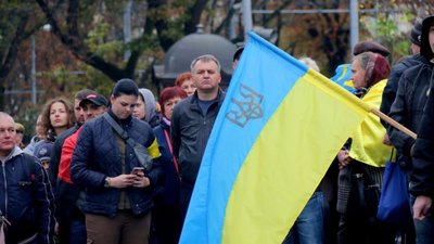 Як у Львові виступили проти капітуляції (ВІДЕО)