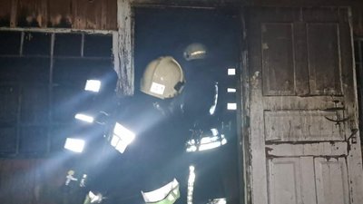 На Львівщині горів житловий будинок