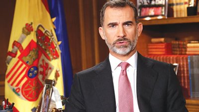 Король Іспанії закликав Каталонію відмовитись боротьби за незалежність