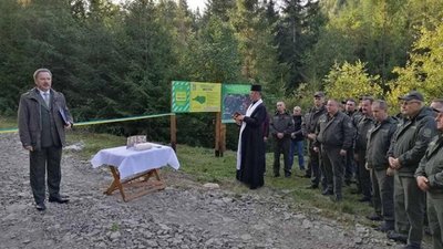 В урочищі "Магура" відкрили новозбудовану лісову автомобільну дорогу