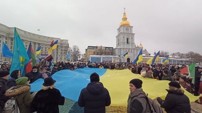 У Києві відбувся мітинг проти імперської політики Путіна (ФОТО)