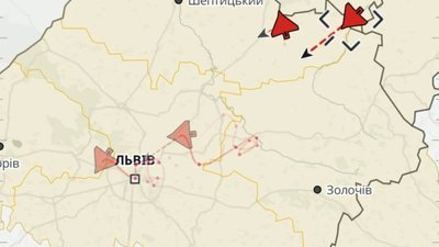 Львів атакує вже третій реактивний безпілотник