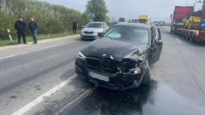 На Львівщині знову сталась аварія за участі BMW 530