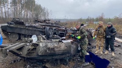 Під Києвом командир танкового взводу згорів разом із поцупленими речами (ФОТО)