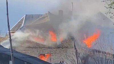 На Львівщині згорів житловий будинок (ФОТО)