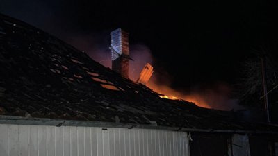 На Львівщині горів житловий будинок