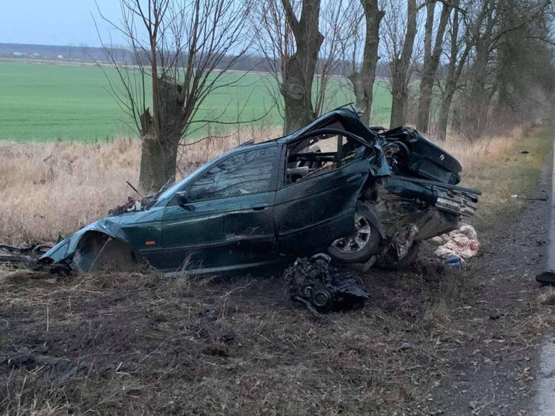 ДТП сталось у селі Опільського Сокальського району. Фото Андрій Немчук