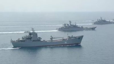 Російський Чорноморський флот покидає Севастополь