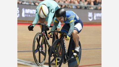 Олена Старікова вперше перемогла на етапі Ліги чемпіонів з велотреку