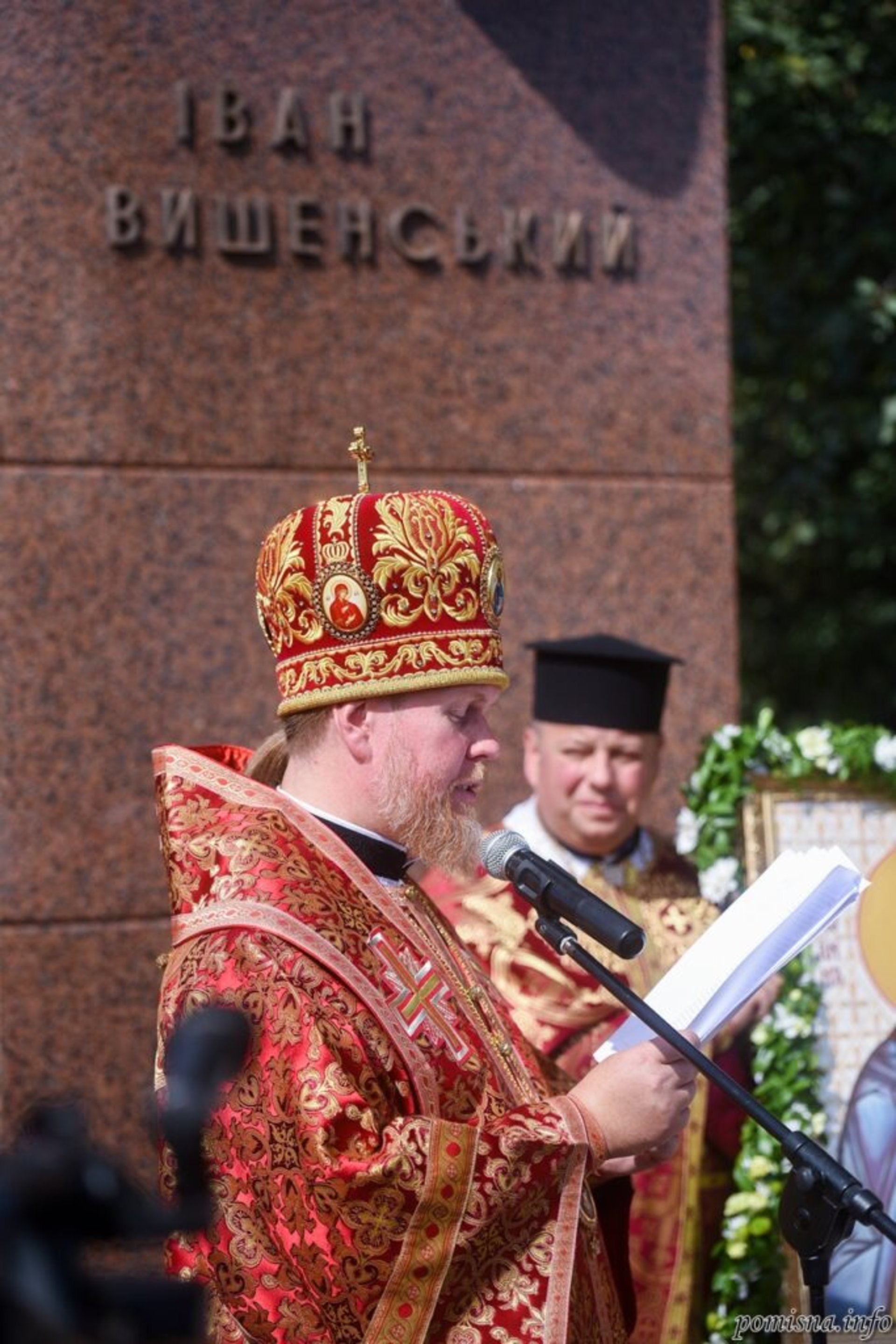 Епіфаній на Львівщині звершив освячення відновленого пам’ятника преподобному Іоану Вишенському., фото ПЦУ