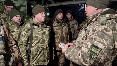 Захисники 103 бригади територіальної оборони отримали нагороди за виконання бойових завдань