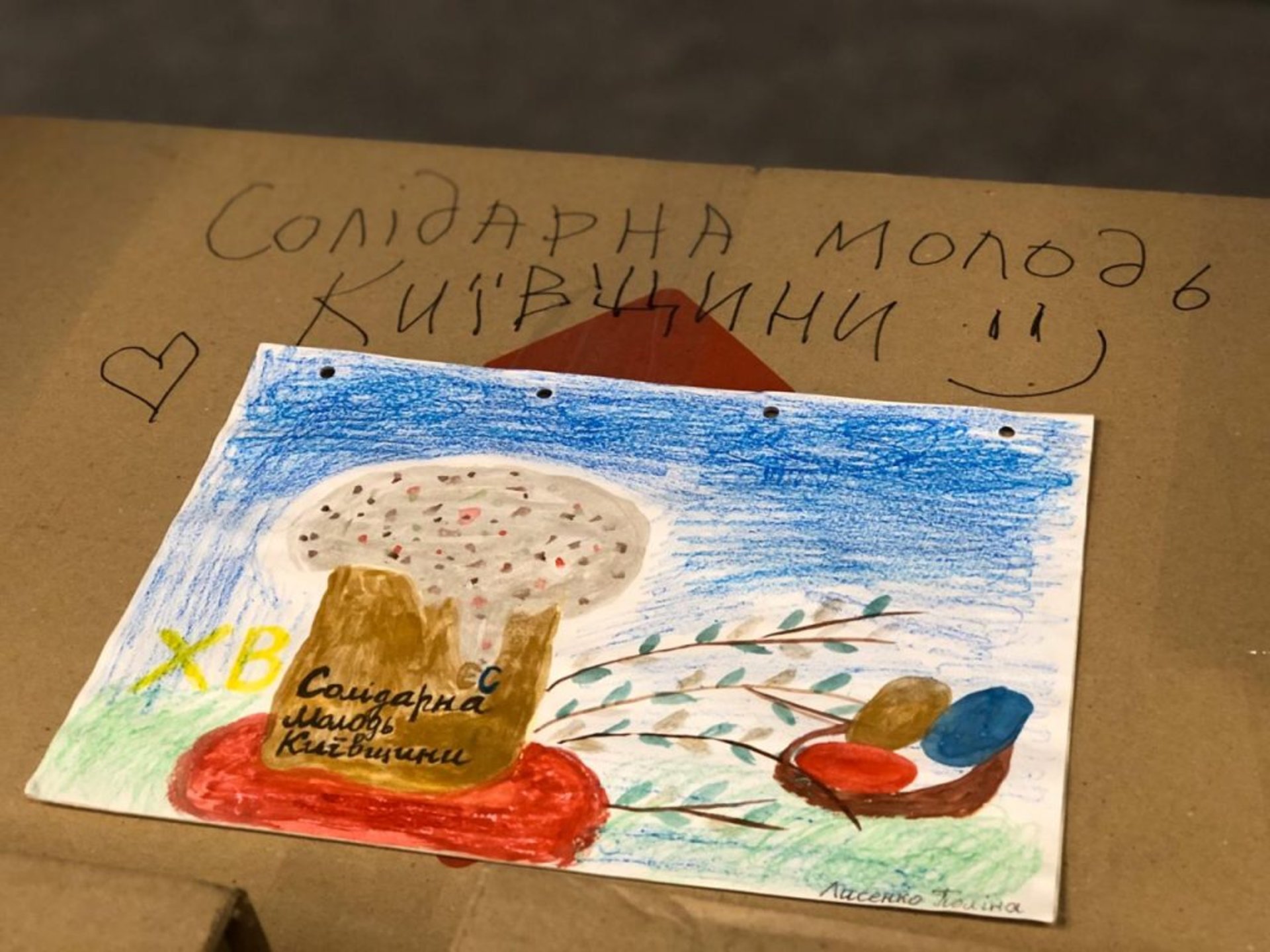 «Солідарна Молодь» збирає СвятоКошик для військових до Великодня. Фото: "ЄС".