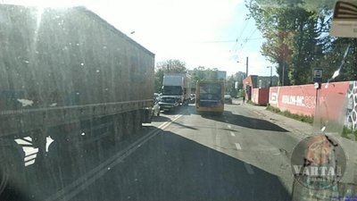 У Львові ускладнений виїзд з міста на Галицьке перехрестя (ФОТО)