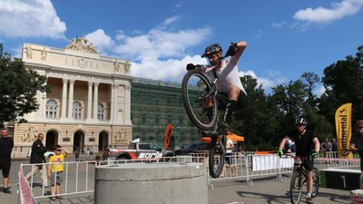У Львові триває Відкритий кубок з велотріалу (ФОТО, ВІДЕО)
