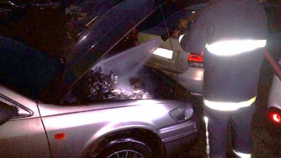 У Львові горіла «Toyota Camry»