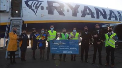 Ryanair відкрив рейс Одеса - Дюссельдорф Веце