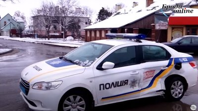 У Бродах трапилася ДТП за участю поліцейського автомобіля (ВІДЕО)
