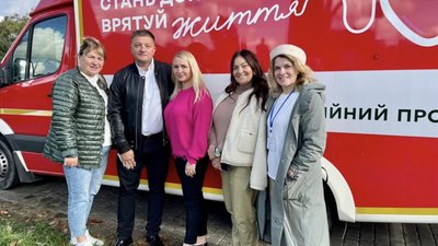 Український підприємець Тарас Лисий вдруге став донором крові