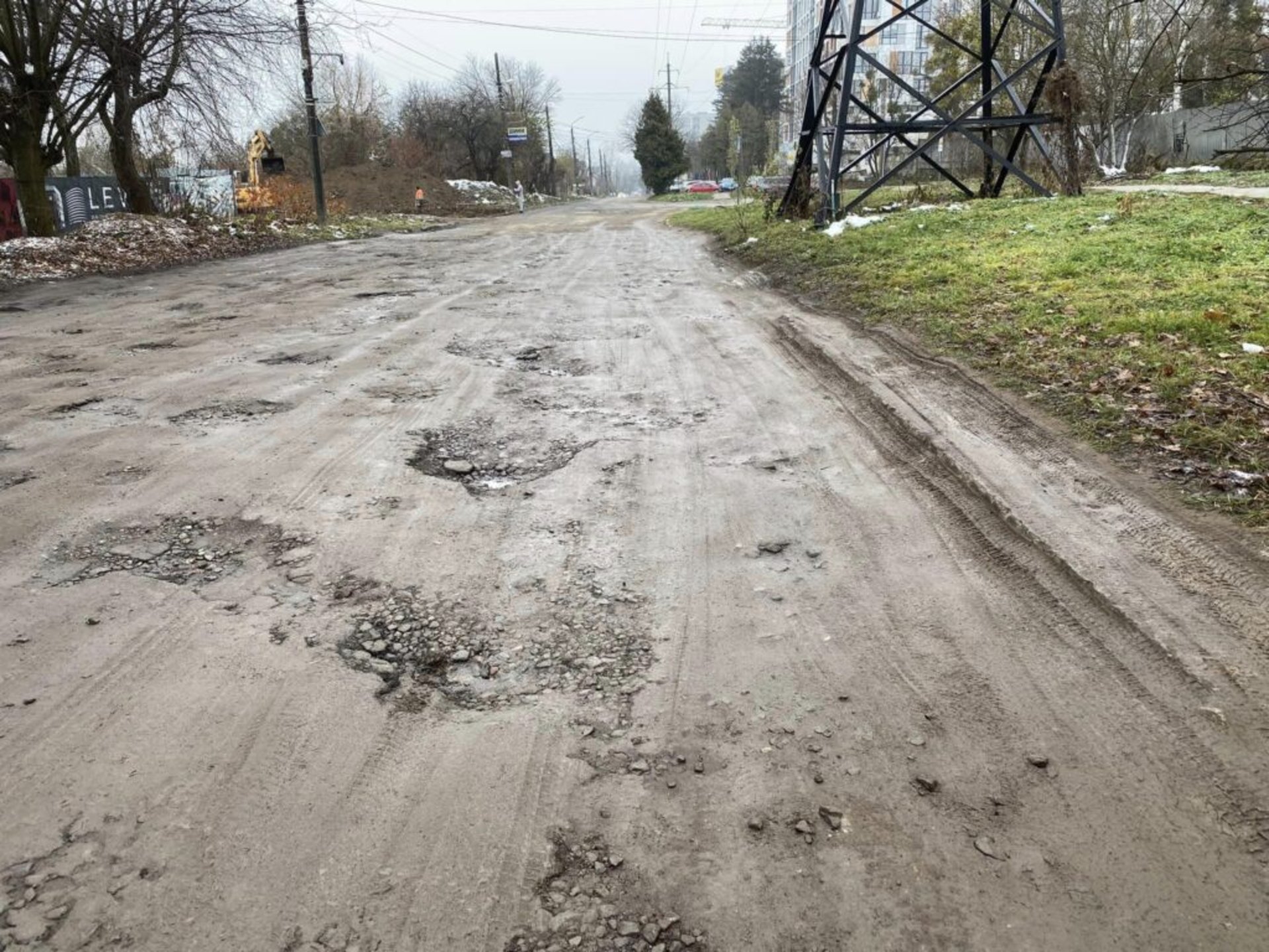 Львів’яни скаржаться на жахливу дорогу на одній з вулиць