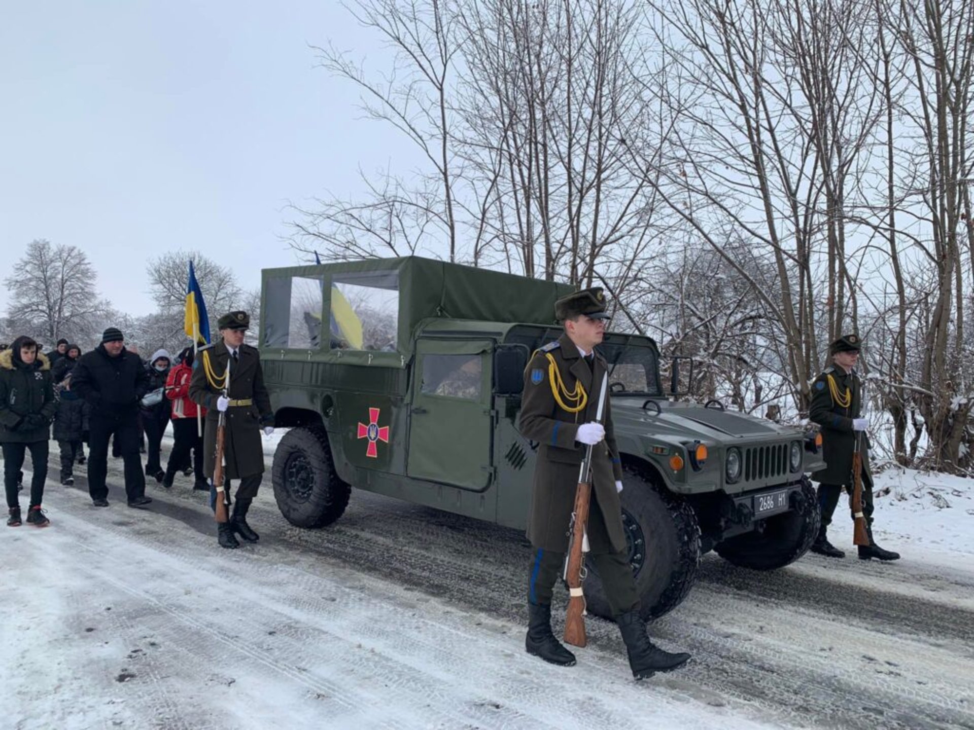 Львівщина провела в останню путь Героя України Руслана Нирова, фото Пустомитівська міська рада