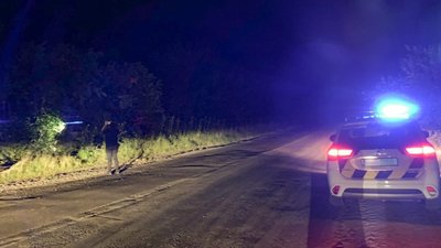 При в’їзді в Трускавець на швидкості перекинулась іномарка (ФОТО)