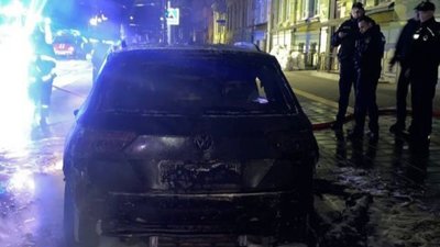 У центрі Львова 33-річний луганчанин підпалив автомобіль