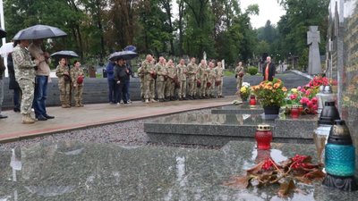 У Львові вшанували пам’ять Героїв на території 80-ої бригади (ФОТО)