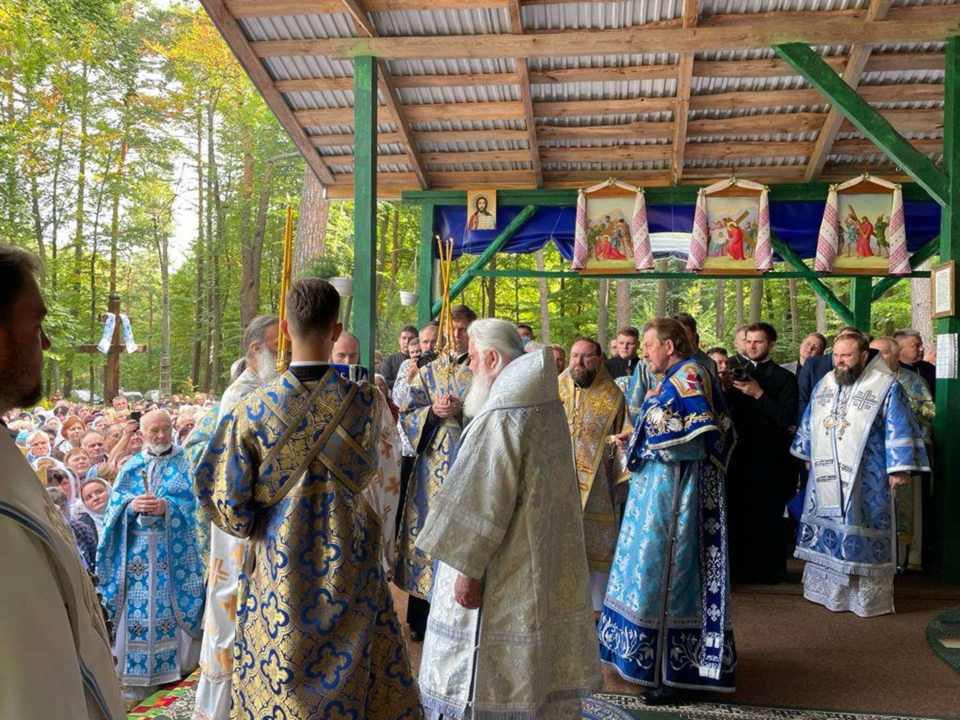 Епіфаній взяв участь у щорічній всеукраїнській прощі до урочища Заглина