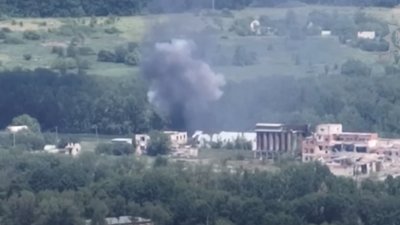 НГУ та ЗСУ артою знищили бронетехніку росіян на Харківщині