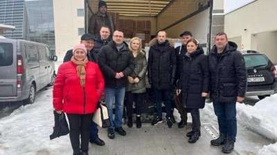Генератори та холодильники: німецькі партнери передали гуманітарну допомогу на Львівщину