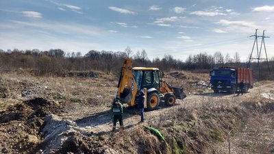 Дрогобич розблоковує Броницьке сміттєзвалище (ФОТО)