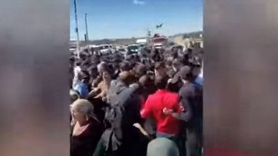 Чути постріли і крики: протестувальники в РФ перекрили трасу «Хасавюрт-Махачкала» (ВІДЕО)