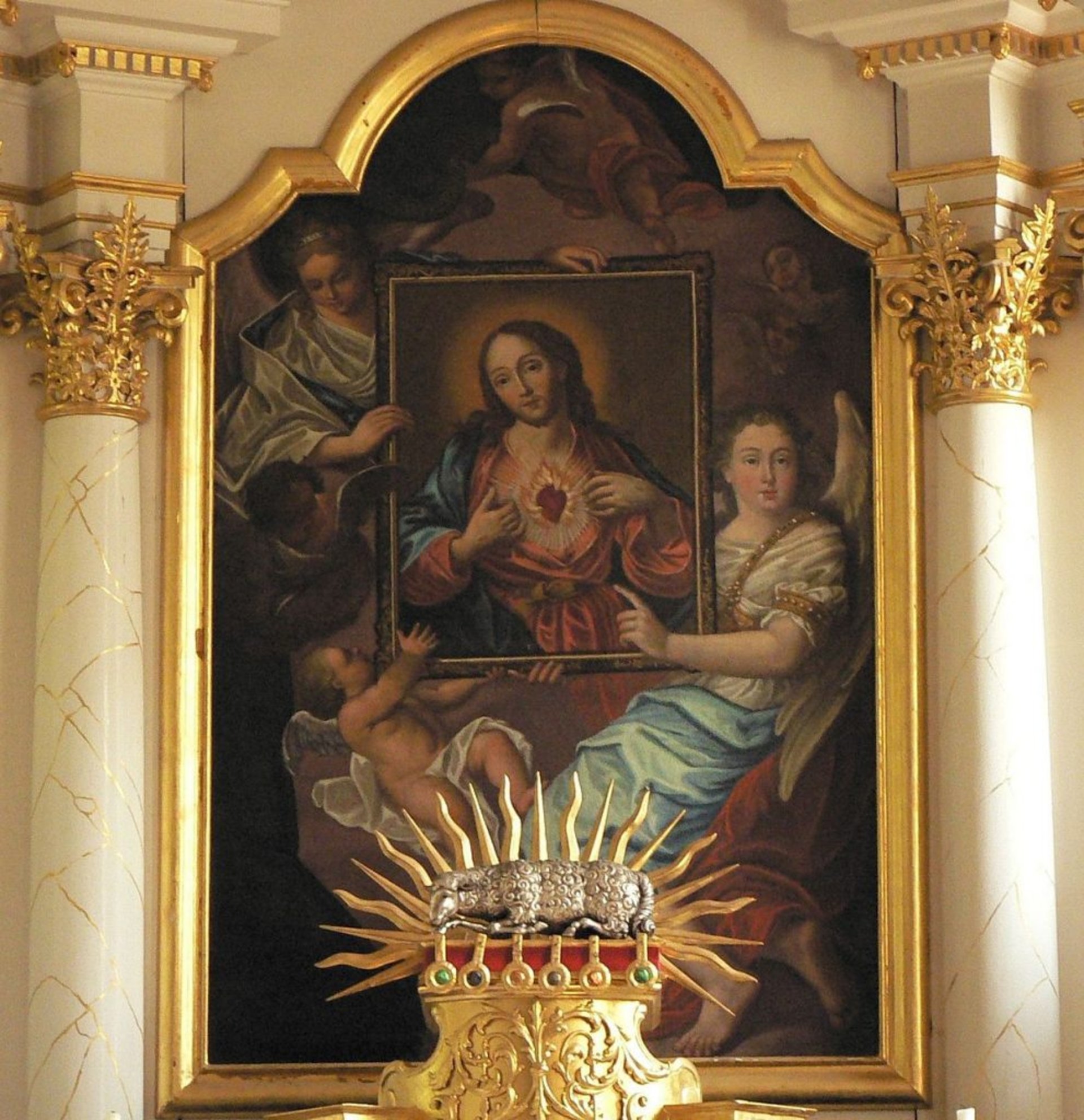 Ікона Ісуса і Його Пресвятого Серця. Джерело: Вікіпедія