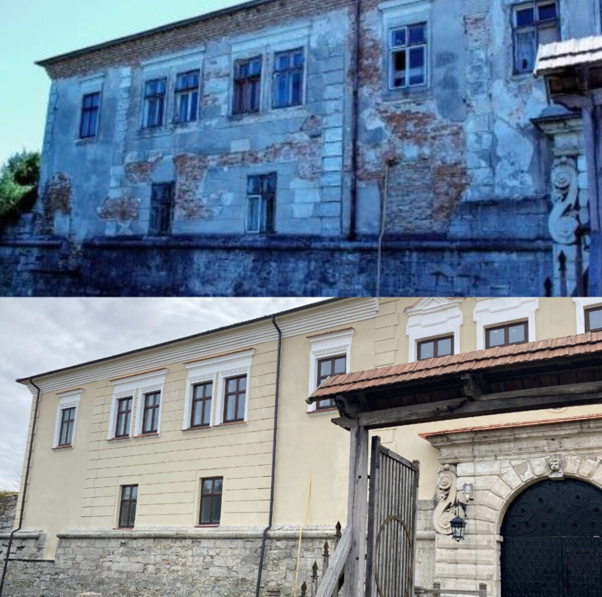 У Золочівському замку ліквідовано наслідки ракетного удару