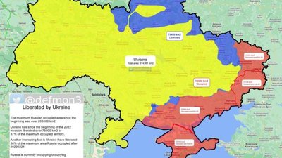 ЗСУ вже звільнили 50% окупованої території з 24 лютого