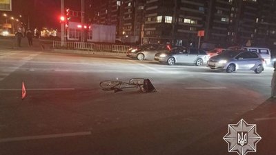 На Львівщині від початку року сталося 10 ДТП за участю велосипедистів