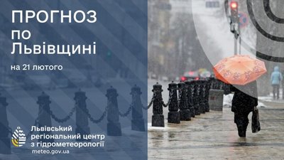 На Львівщині очікують мокрий сніг