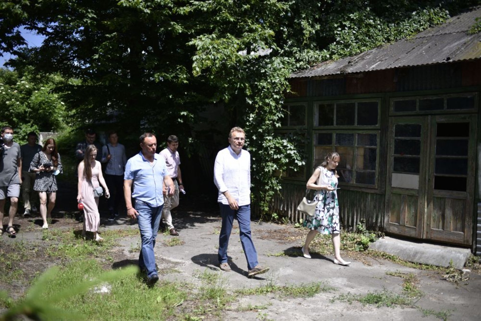 Садовий приїхав подивитись на колишній дитячий санаторій на Коновальця
