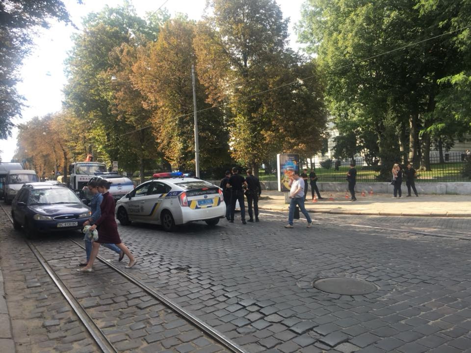 У Львові перекрито рух вулицею Бандери