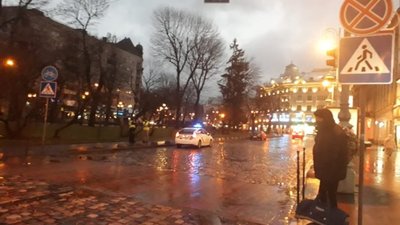 Патрульна поліція Львівщини оприлюднила відео жахливої аварії у центрі Львова
